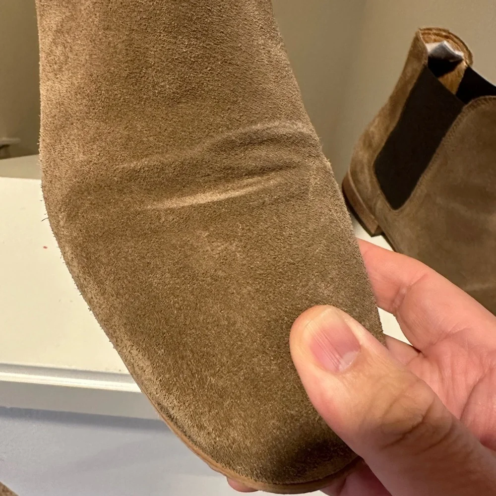 SHOE THE BEAR - Dev Chelsea Boot, Men’s Size 12, Tan Suede